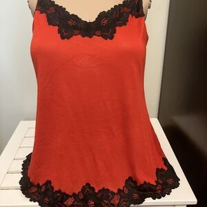 New York & Company Vibrant Red Cami